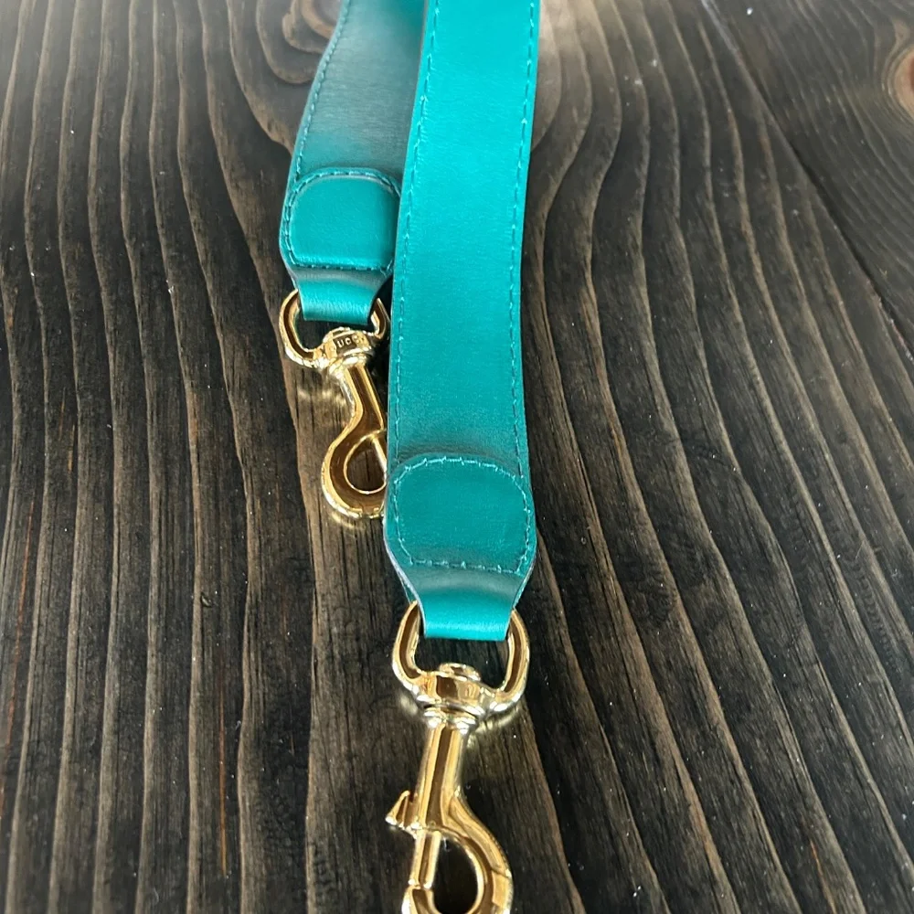 Gucci Turquoise Green Jackie O Tassel Hobo Bag - Picture 12 of 14